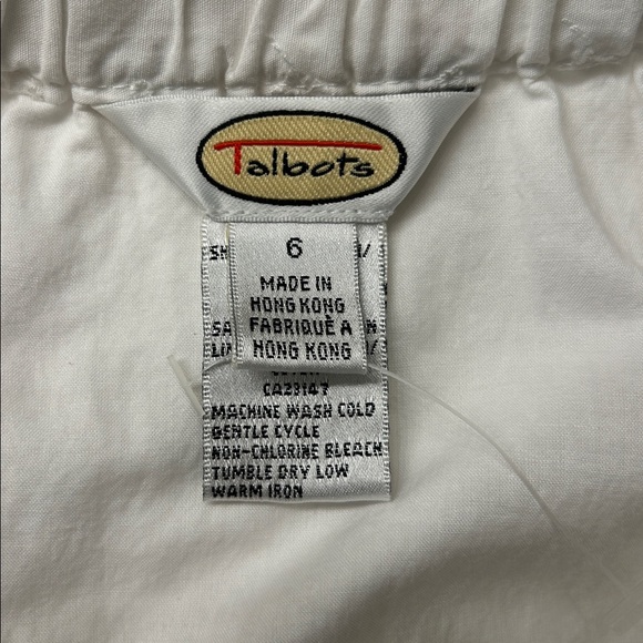 Talbots White Maxi Skirt, Eyelet,Cottage core, Size 6, Western Prairie Romantic - Picture 3 of 6